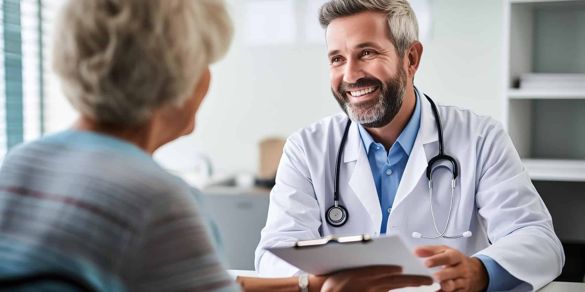 Medico atendiendo a paciente